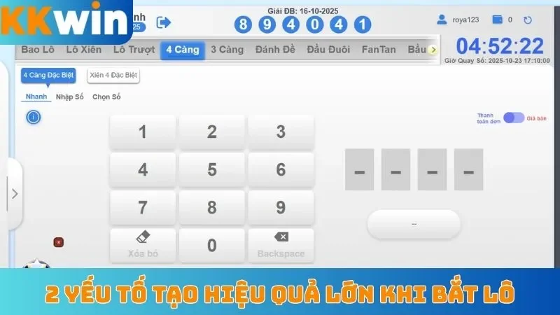 2 yếu tố tạo hiệu quả lớn khi bắt lô