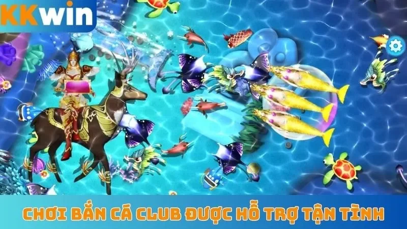 Chơi bắn cá Club được hỗ trợ tận tình